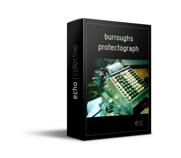burroughs protectograph-product box